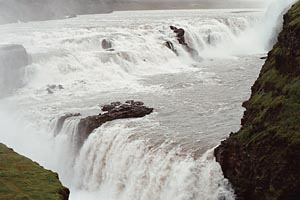 Gulfoss from Rim of Small Canyon