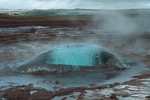 Strokkur Moments Before Erupting