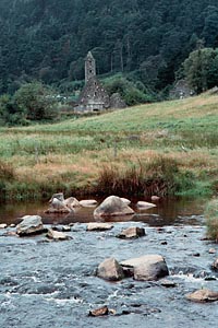 Glendalough Monastery and Creek