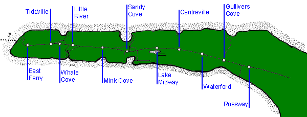 Clickable Map of Digby Neck