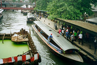 the riverboat taxi