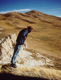 windy on top the hill in Colorado