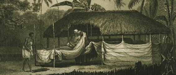 The preserved body of Tee, a Chief of Tahiti