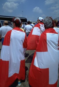 Swiss fans in Detroit