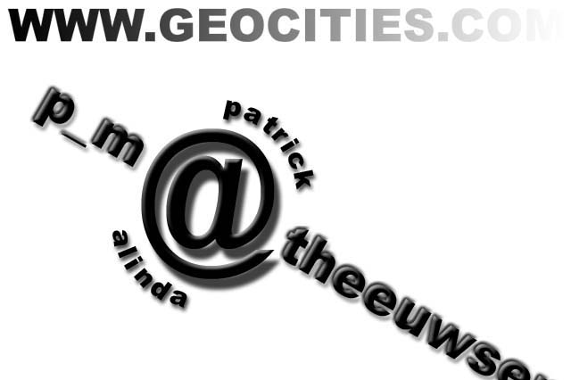 Welkom bij www.geocities.com/p_matheeuwsen