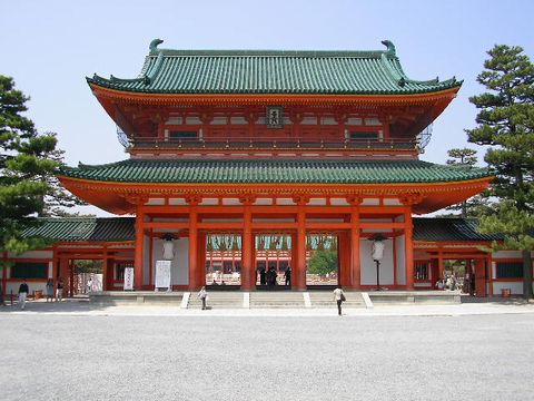 Henan shrine's garden