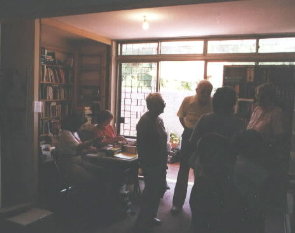 the library at the AAC House