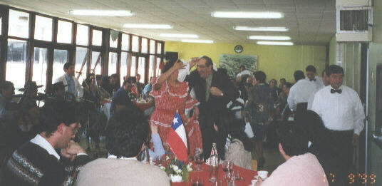 Diesiocho celebration in the plant cafeteria