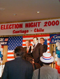 officials at the American election party