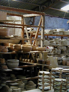 corner of the drying room