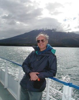 Artie on the boat trip on Lago Todos los Santos