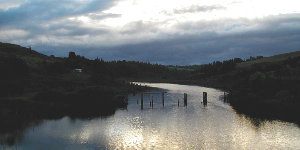 Dusk falls on the Island of Chilo