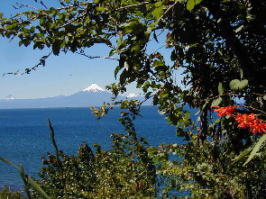 View of the volcano from Frutillar