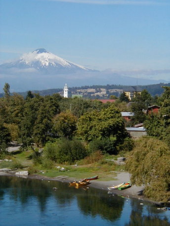 from the bridge at Villarrica