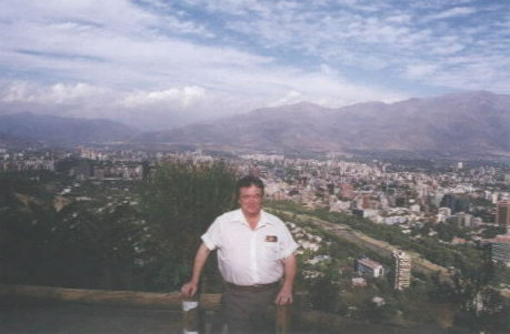 Gil Mattson on Cerro San Cristobol