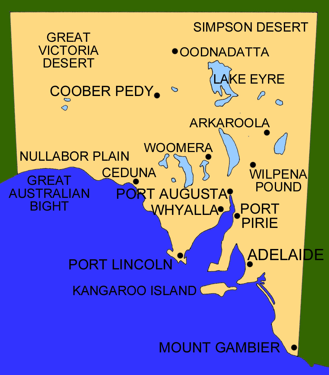 South Australia Map