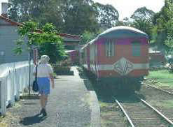 NZ Kawakawa Railroad station platform