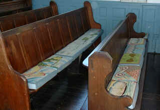 NZ Russell Christchurch Pews