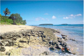 Foa beach, Ha'apai Group, Tonga