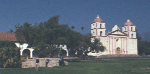 Santa Barbara Mission (11594 bytes)