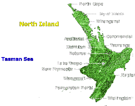 North Island, New Zealand (23910 bytes)