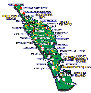 Northland map