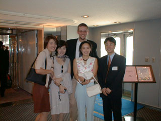 Yoshie, Yasuko, Kumiko, Masa and some guy!