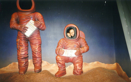 Matteo e Livia astronauti