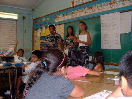 JA instructors Anthony Bucaneg, Jody Corpuz, Tasha Schattenburg