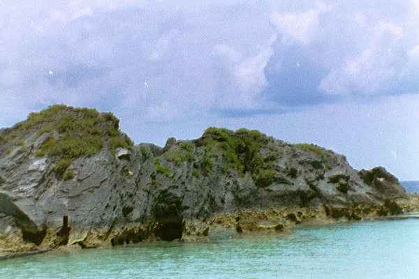 Lava Rocks in the ocean