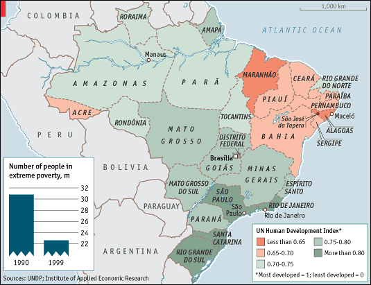 map of brasil