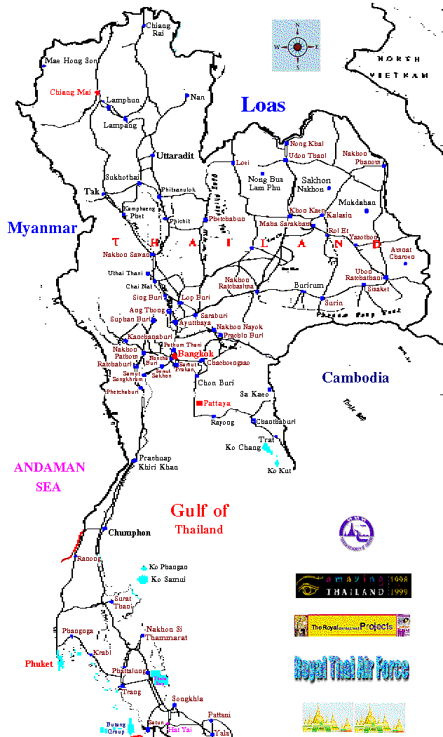 [ Map of Thailand ]