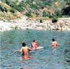 Una imagen antigua de la Piscina Natural el Carreras