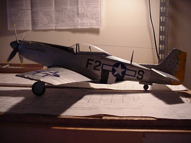 P51 Finished Side View