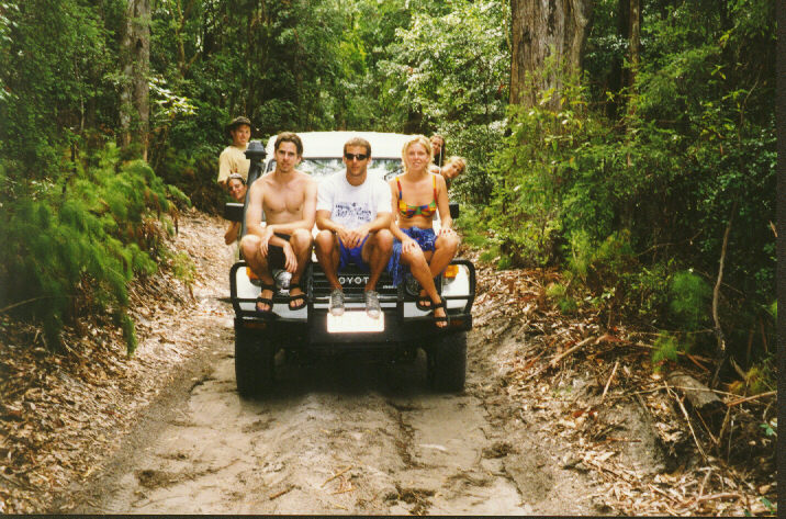 The gang with our Land Cruiser