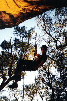 Me Abseiling