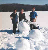 Ross, Julia, Steph and Balls