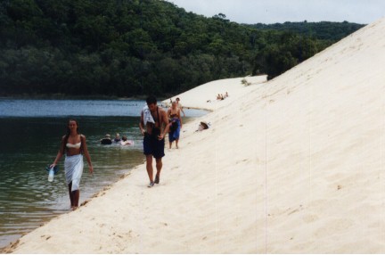 Lake Wabby on Fraser Island