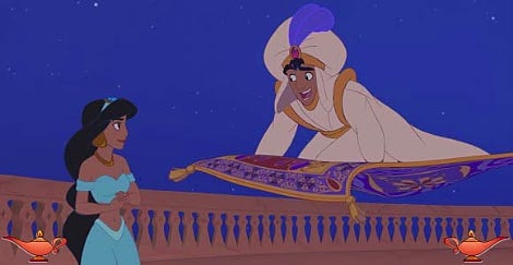 Read the story of Aladdin on-line....