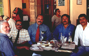 Poncho, Gilberto, Jimmy, Vicente y Ren