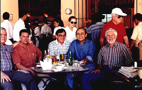 Ray, Rafa, Memo, Domingo y Poncho