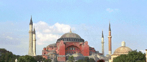 A view of Aghia Sophia