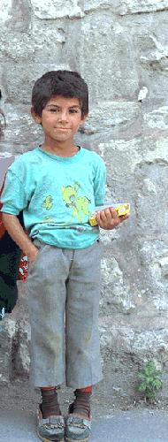 A boy in Istambul