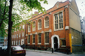 London classroom building