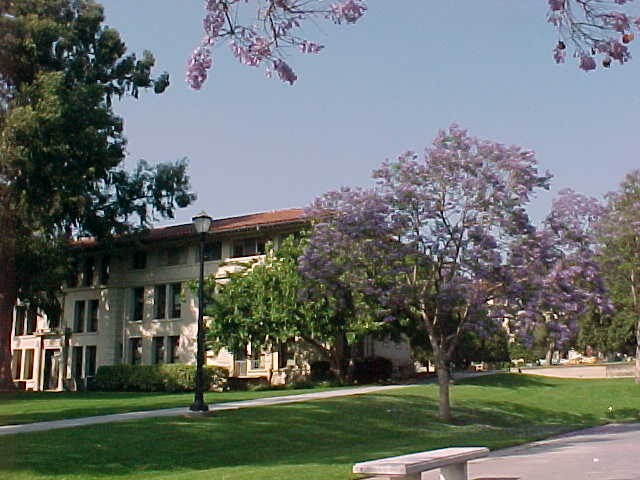 Back of Swan Hall, home of English Department in 1960s