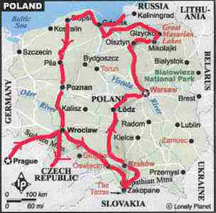 Carte Pologne