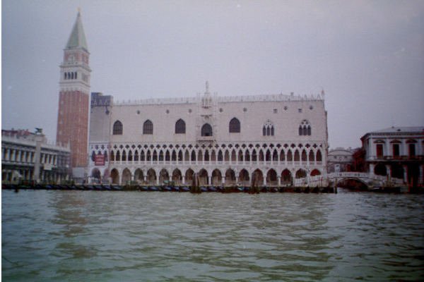 Venice - From Boat - Doges Palace and Bridge Of Sighs