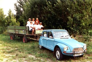 Raiders at the open air museum Niedersulz