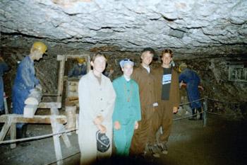 Im Salzbergwerk Hallstatt