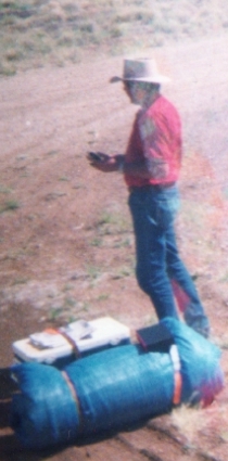 Queensland man in outback